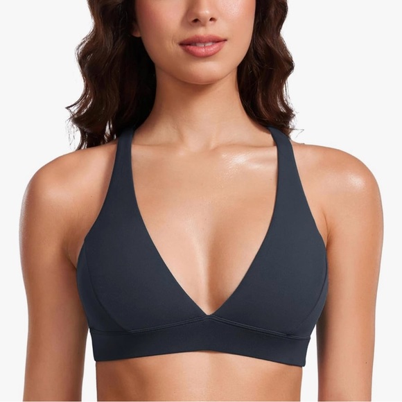 CRZ Yoga Women's Navy Sports Bra - Picture 1 of 1